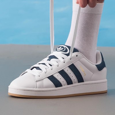 正品阿迪达斯三叶草低帮板鞋CAMPUS 00S男女同款复古休闲鞋IH3278