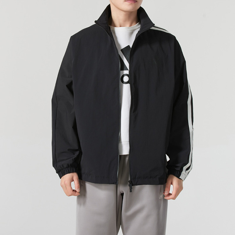 2025新款阿迪达斯男装梭织外套 ST 3ST WV TT 运动训练夹克JL6091