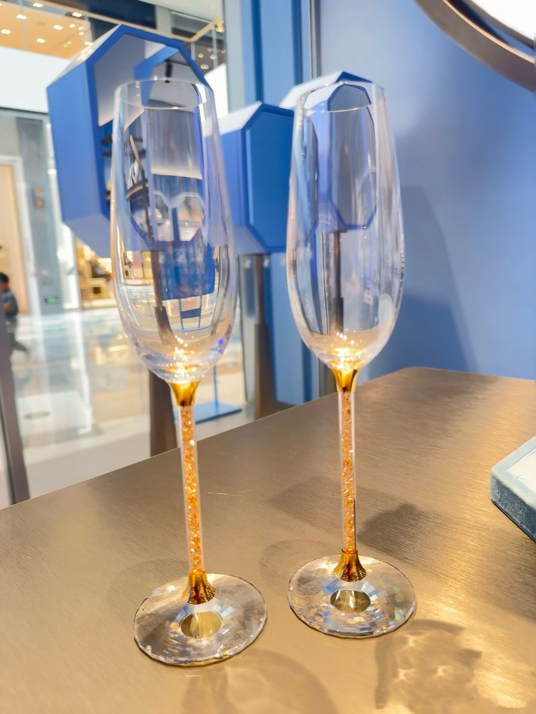 代购SWAROVSKI施华洛世奇 祝酒杯255678 香槟杯 酒杯5102143
