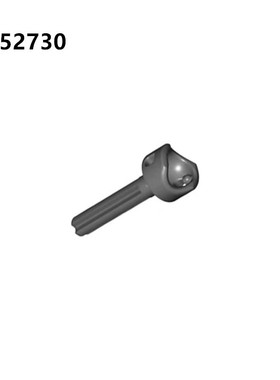 兼容积木国产积木52730 动力传输转向驱动连接件狗骨座新万向节