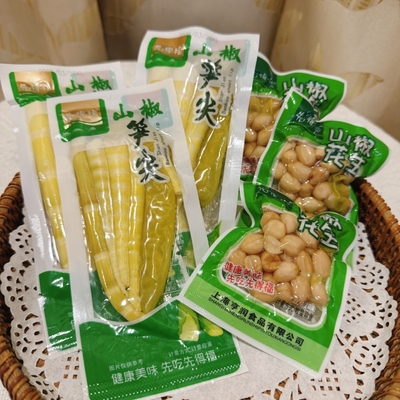 先得福山椒笋尖煮花生小包解馋