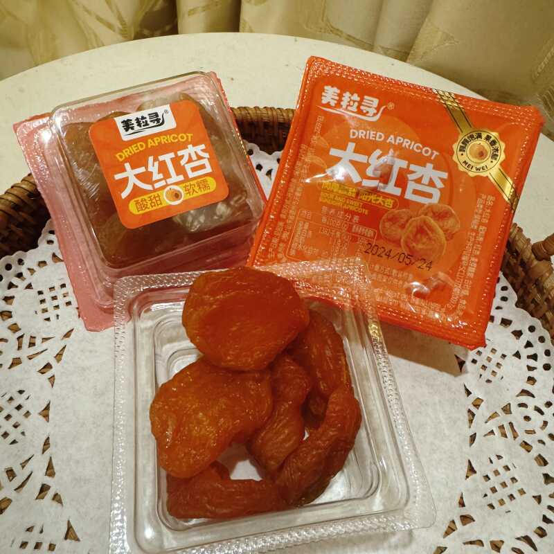 耐吃解馋果脯美粒寻大红杏干无核