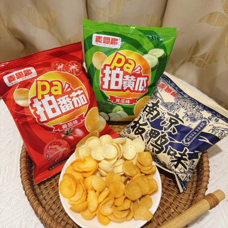 麦趣哆黄瓜味番茄味薯片小包图片