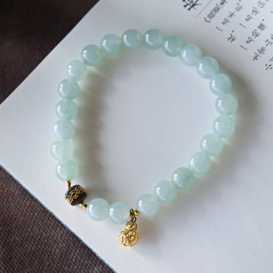 一斤钻戒 一物一图 天然缅甸A货翡翠手串 颜色漂亮 18K金沉香配饰,珠宝/钻石/翡翠,手链/手串,淘宝优惠券,粉丝福利购,淘宝优惠卷