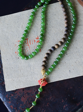 一斤钻戒天然和田碧玉18K金