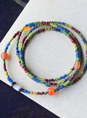 一斤钻戒老琉璃手链项链