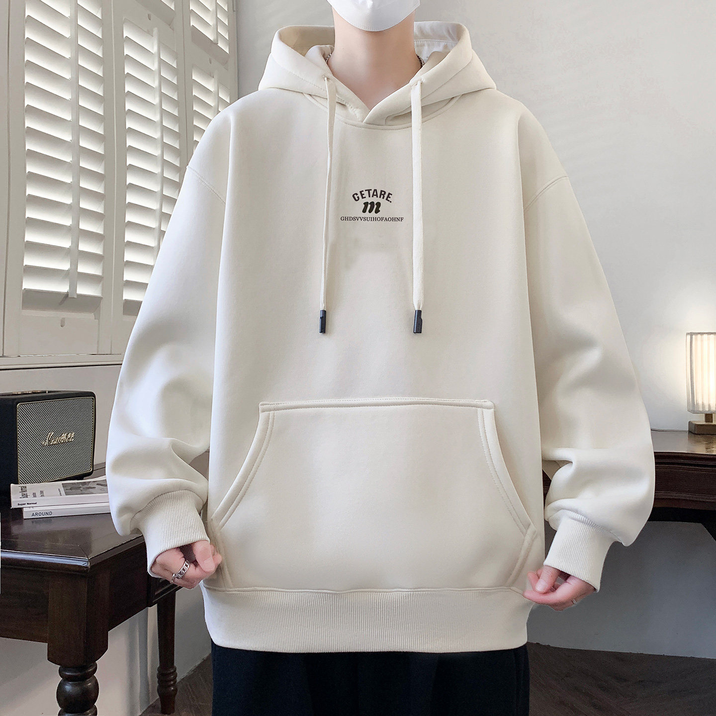 连帽卫衣男孩春秋季新款初高中学生青少年长袖t恤男装上衣服潮流