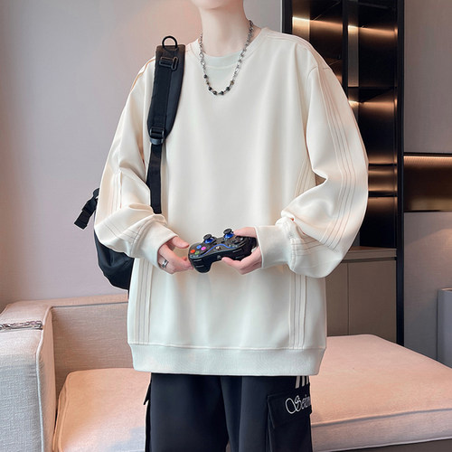 不起球不褪色卫衣宽松帅气男生潮