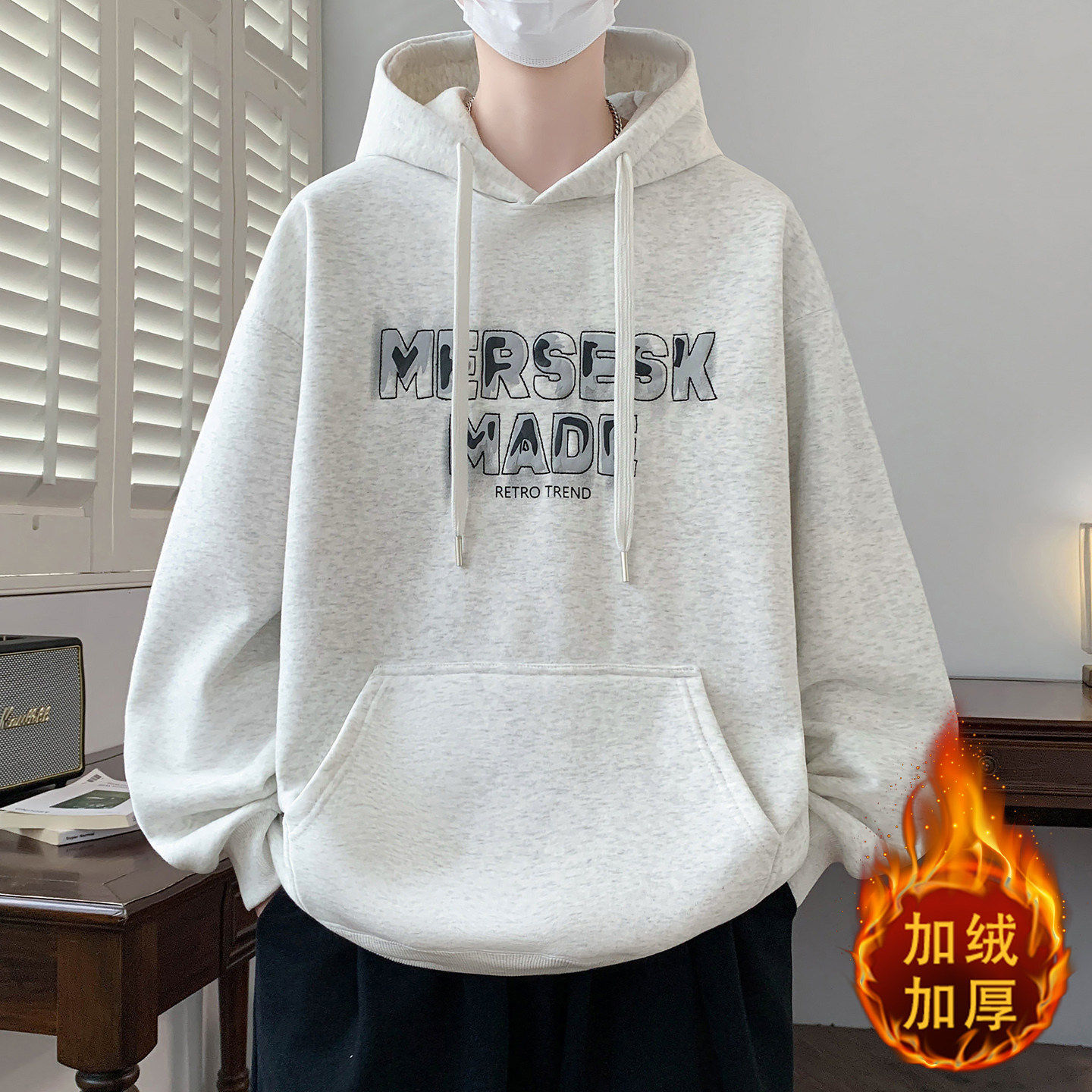 半拉链卫衣男孩春秋季新款青少年学生立领上衣服大童长袖t恤男装