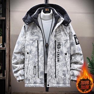 新款冬季棉衣外套男生初高中学生羽绒棉服大童加厚青少年棉袄男装