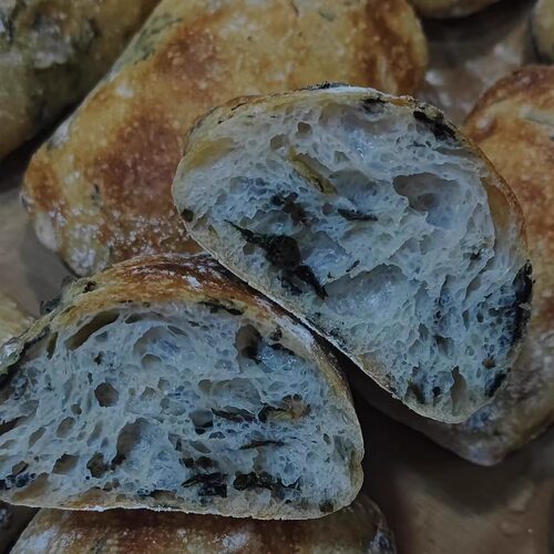 菜干恰巴塔无任何添加蔗糖无代糖面包20%全麦恰巴塔意式早餐面包