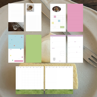 喷嚏士多原创 A6per活页内页 盐系拼贴周计划月计划折页手帐素材