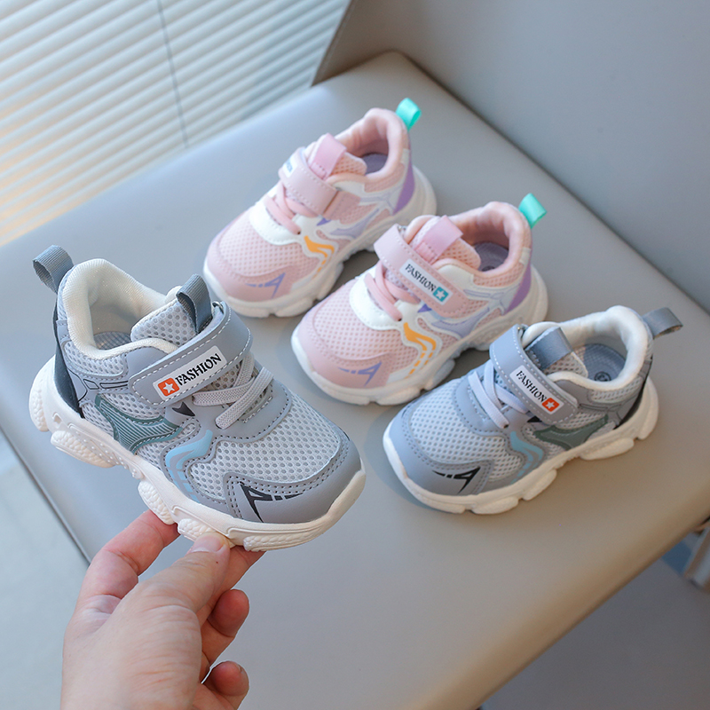 新款透气网面百搭鞋儿童运动鞋2025春夏男童女童休闲鞋单鞋学步