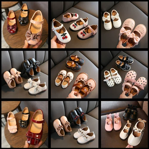 Летние нескользящие сандалии для принцессы, детская обувь для раннего возраста для кожаной обуви, мягкая подошва