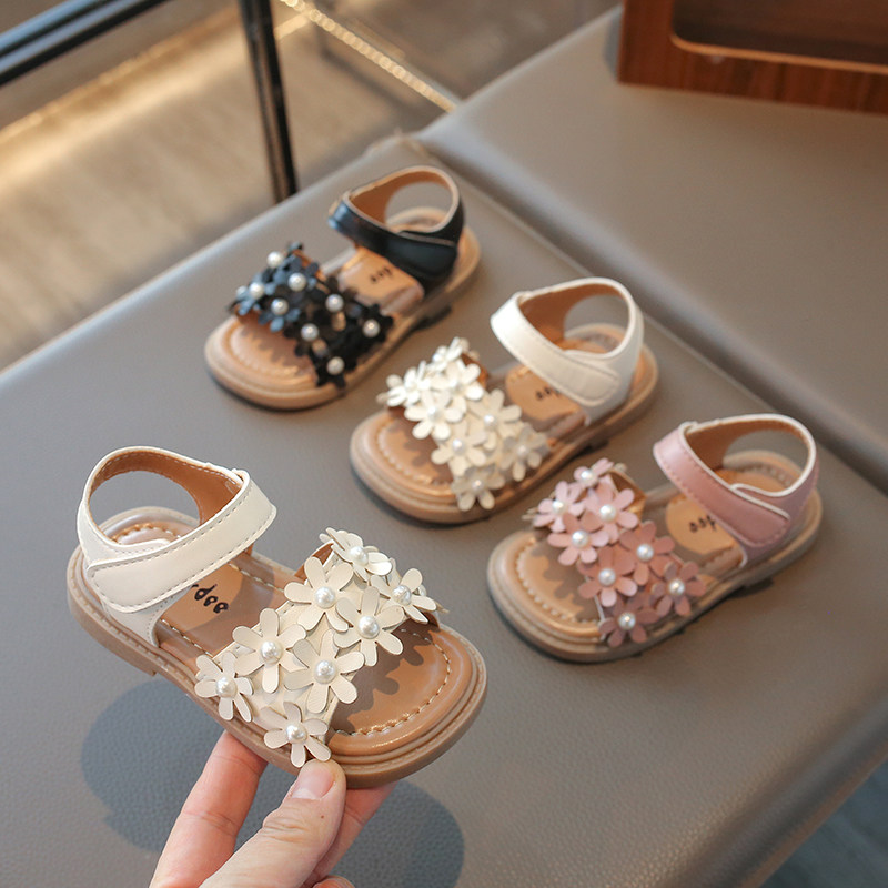 女童鞋子儿童花朵公主韩版凉鞋2025新款夏季夏款宝宝沙滩软底学步,童鞋/婴儿鞋/亲子鞋,凉鞋,淘宝优惠券,粉丝福利购,淘宝优惠卷