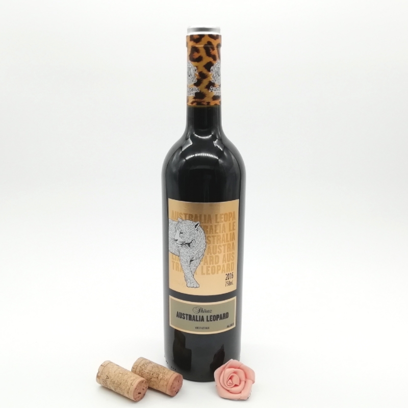 买3送1澳大利亚进口红酒巴罗莎谷原瓶奔豹黄金版西拉子干红葡萄酒