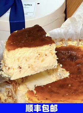上海代购 MERCADO 505孔泰巴克斯芝士蛋糕进口芝士生日甜品6寸