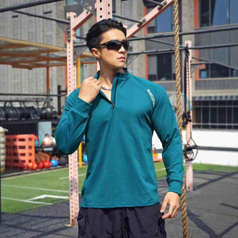 新款肌肉健身男士篮球兄弟训练衣