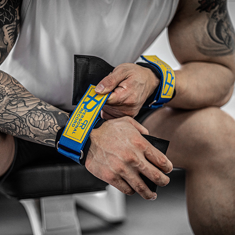 pr轮子护掌助力带健身硬拉护腕