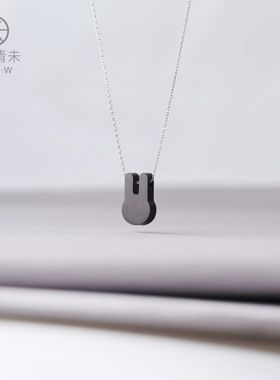 女檀木项链学生可爱简约