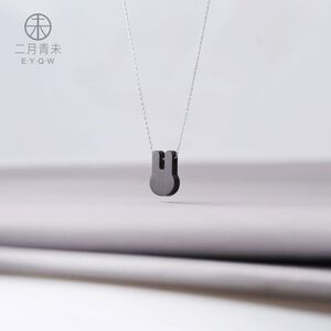 女檀木项链学生可爱简约