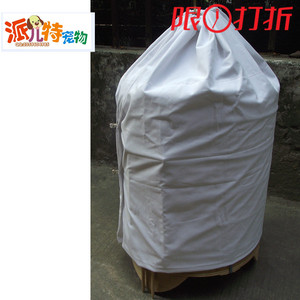 28双层尖顶白色笼布穿绳配2夹子 热销推荐画眉笼配件