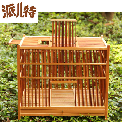 老竹带托两门手工制作配箱笼子