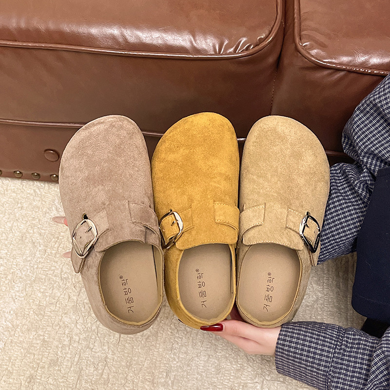 复古勃肯鞋女厚底内增高2026春季外穿懒人一脚蹬穆勒鞋配裙子单鞋,女鞋,勃肯鞋/软木鞋,淘宝优惠券,粉丝福利购,淘宝优惠卷