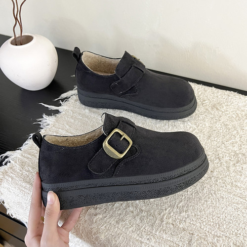 加绒全包软底不累脚女款勃肯鞋