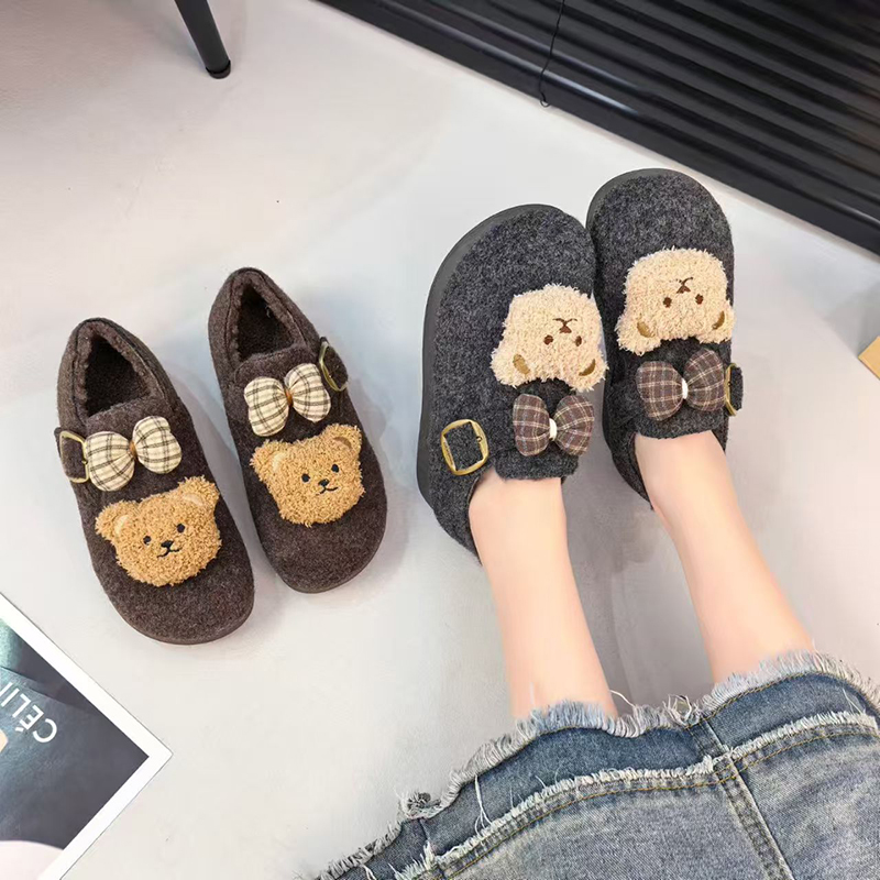 厚底软底防水勃肯鞋保暖棉鞋