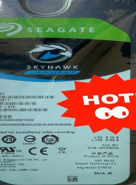 希捷ST6000VX001 监控专用