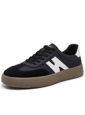 专柜正品天美意2024冬新款商场同款华夫鞋板鞋男德训鞋EMH10DM4