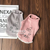 宠物衣服夏装 条纹弹力狗衣服泰迪法牛比熊宠物衣服 进口全棉时尚