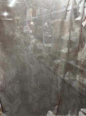 DZ157  灰色进口提花纱帘 1.7*2.6米