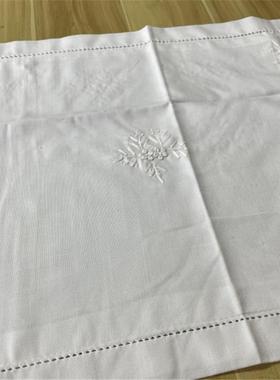 M305 白色抽丝枕套50*70cm一对