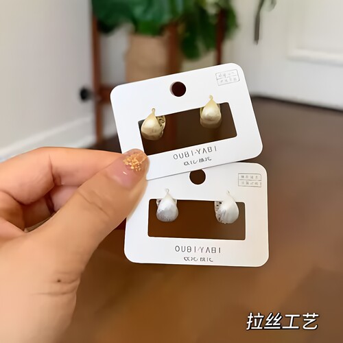 欧比雅比新款精致磨砂款耳扣