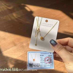 柏拉翡丽S925纯银项链轻奢小众设计高级感锁骨链颈链精致00201