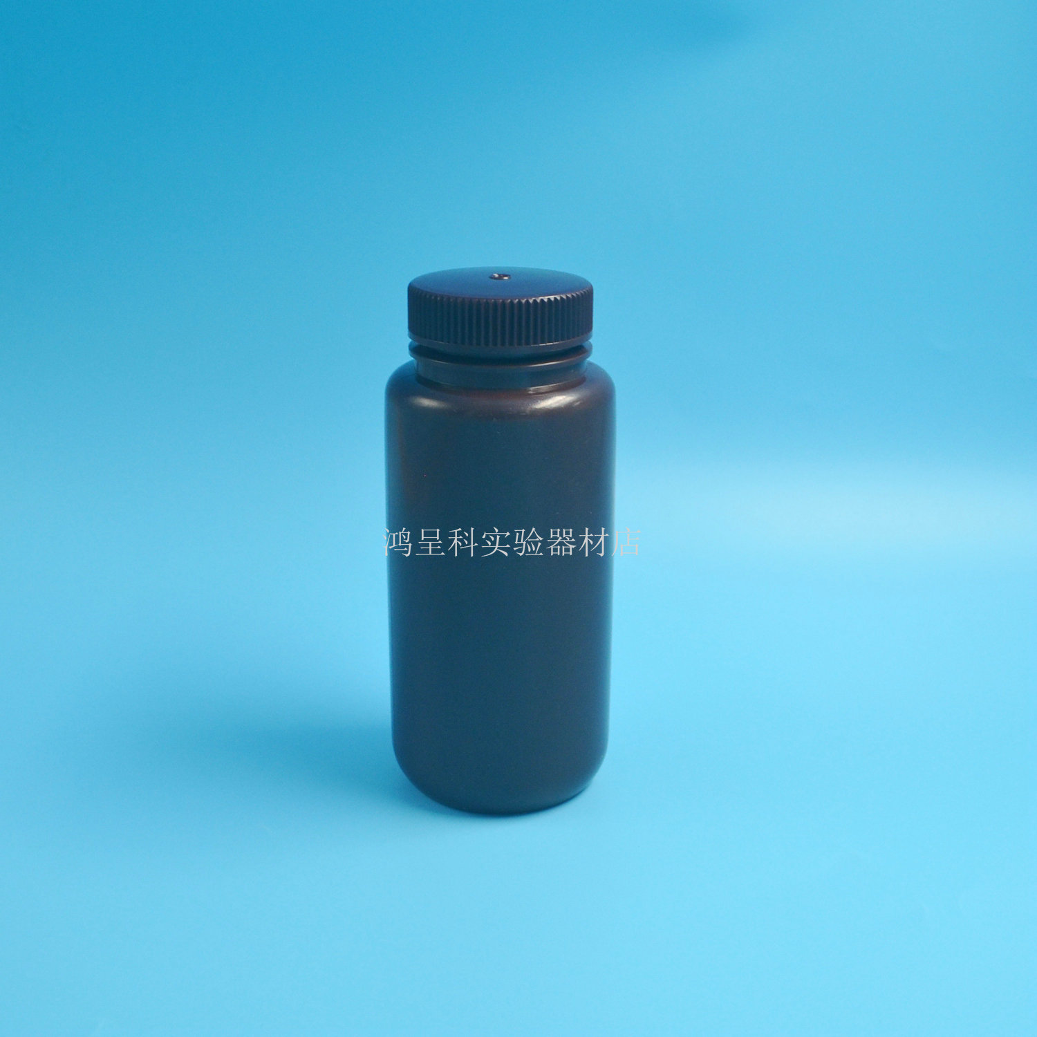 HDPE琥珀色塑料大口瓶2L1L500ML250ML棕色高密度聚乙烯试剂瓶防漏