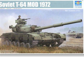 TRUMPETER/小号手 01578 苏联 T-64 主战坦克 1972年型
