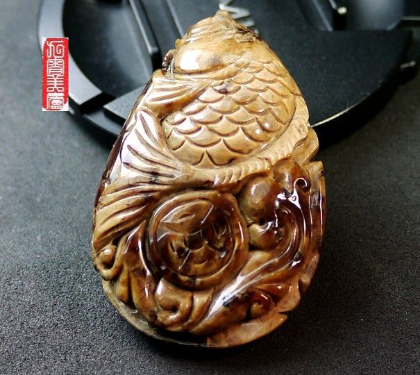 花朵原石项链天然琥珀促销优惠