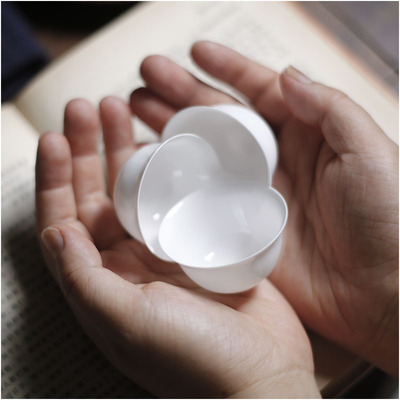 正宗骨瓷小茶杯品茗杯小容量薄胎