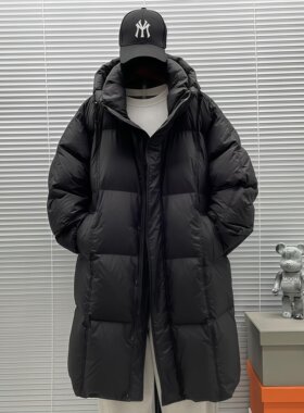 2026新款男士中长款加厚棉服韩版