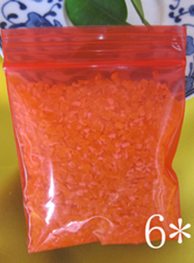 PE2号6*8cm*20丝 红色特厚不透明自封袋 配件袋 彩色封口袋 100个