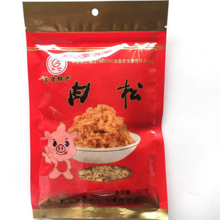 丰仓太仓肉松107克纯肉松无添加豆粉 海苔包饭肉松寿司专用烘焙