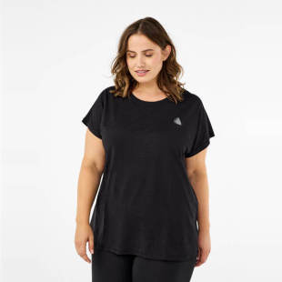 简单纯色印花舒适弹性休闲运动速干T恤女28663 大码 欧美单夏季 新款