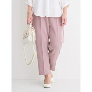 九分裤 简单气质百搭半松紧腰休闲裤 女29329 品牌春夏新款 日单大码