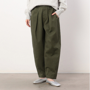 休闲裤 休闲一粒扣半松紧腰棉萝卜裤 30810 时尚 日单品牌春夏新款
