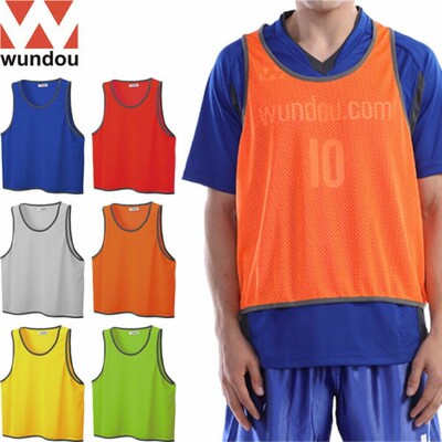 宽松速干网眼荧光色训练马甲背心