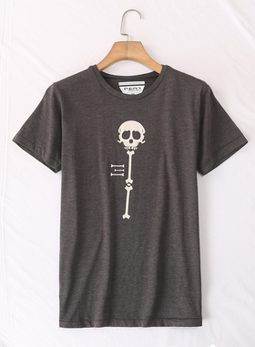 超值外贸单夏季新款时尚休闲百搭个性圆领印花短袖T恤上衣25974