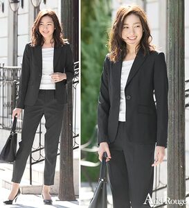 日单春秋气质OL西装领长袖一粒扣翻盖口袋西装+两侧口袋长裤24680